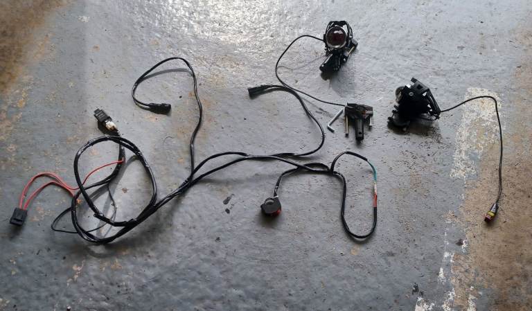 Motorcycle spotlights 