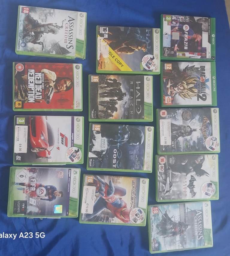 Xbox 360 Games Bundle – Assassins Creed, Red Dead, FIFA
