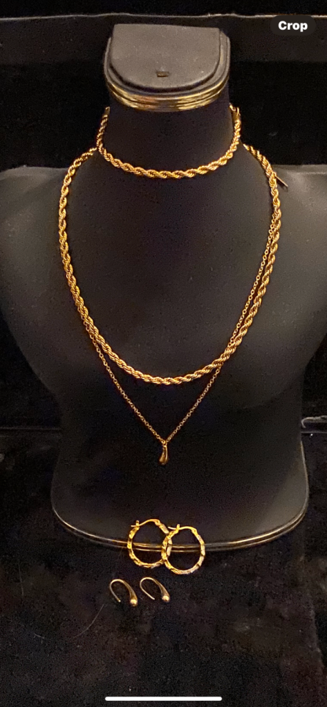 image for Bundle of 5 Gold Stainless Steel Jewellery Set 