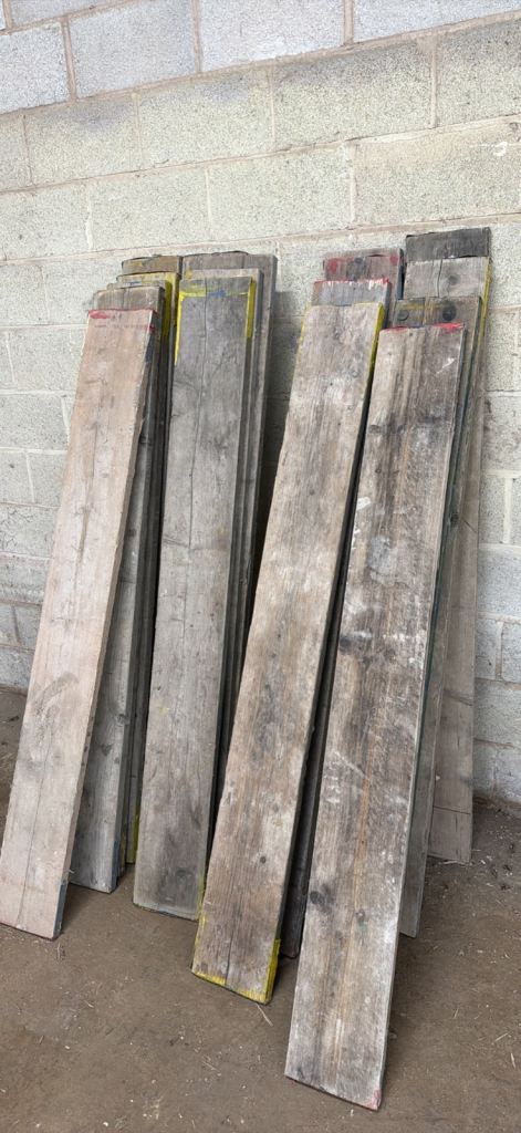 Reclaimed scaffold boards 6ft /180cm 