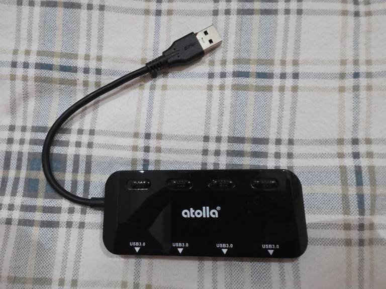Atolla USB Hub 3.0 with 4 Ports – Black