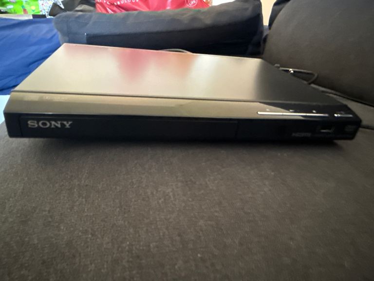 Black Sony DVPSR760 DVD Player with HD Upscaling