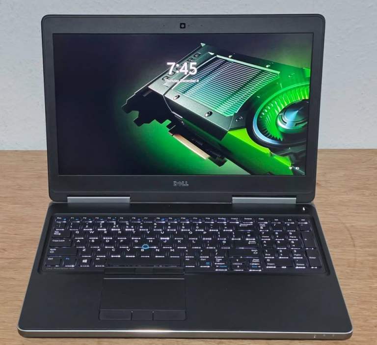 Dell Precision 15.6" FHD Laptop i7 CPU 32GB RAM 1.5TB Storage Nvidia M1200 4GB GPU Win 11 Pro