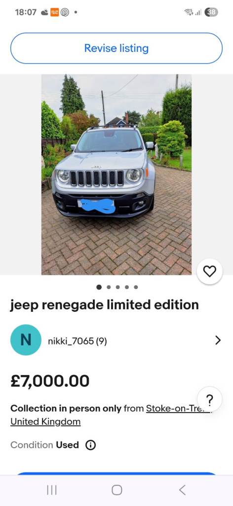 Jeep, RENEGADE, Estate, 2015, Manual, 1368 (cc), 5 doors
