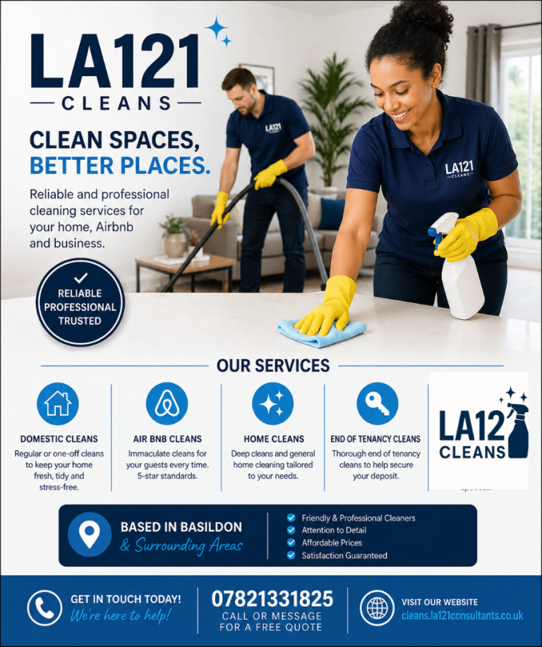 LA121 Cleans – Reliable Deep Cleaning & End of Tenancy Services