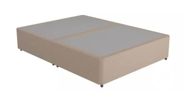 Free - Double Divan Bed with Mattress and Headboard 