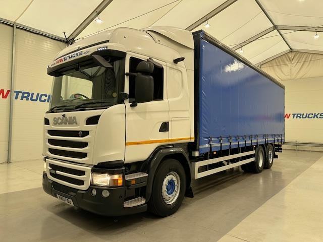 Scania G320 6x2 Rear Lift Sleeper Cab Curtainsider  
