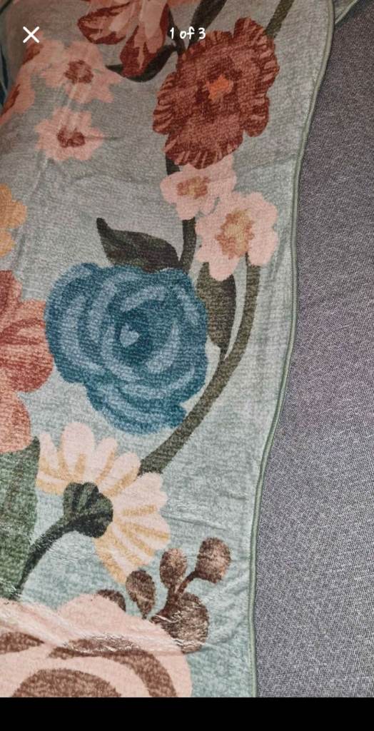 Lovely Floral Pattern floor rug 2m×3m (200cm×300cm)