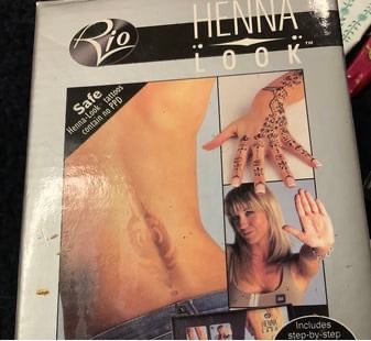Henna Tattoo Kit Include Stencils 