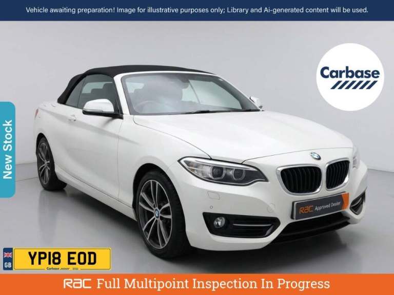 2018 BMW 2 Series 1.5 218i Sport Convertible 2dr Petrol Auto Euro 6 (s/s) (136 ps) Convertible PE...