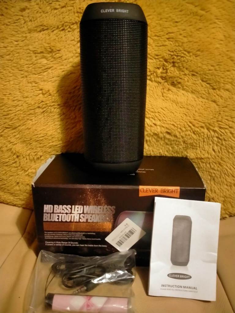 HD Bass Led Wireless Bluetooth speaker 