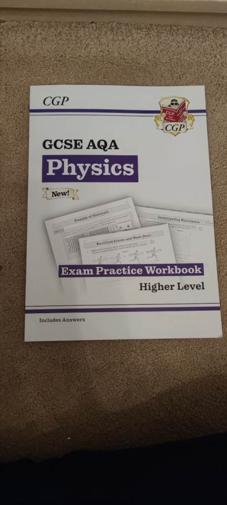 Higher lever AQA physics workbook