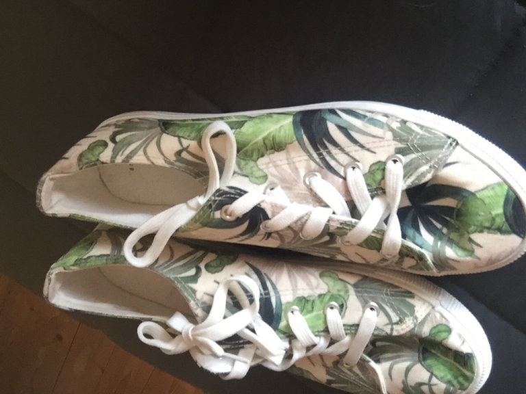 (574) New Look patterned pumps, size 8/41, new!