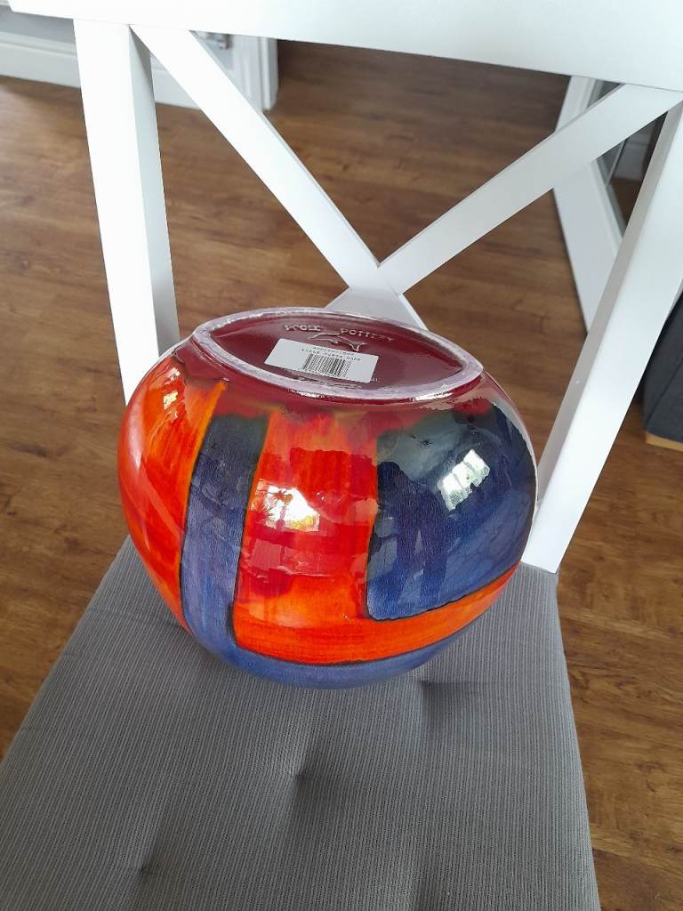 Large Poole Pottery "Purse" Vase