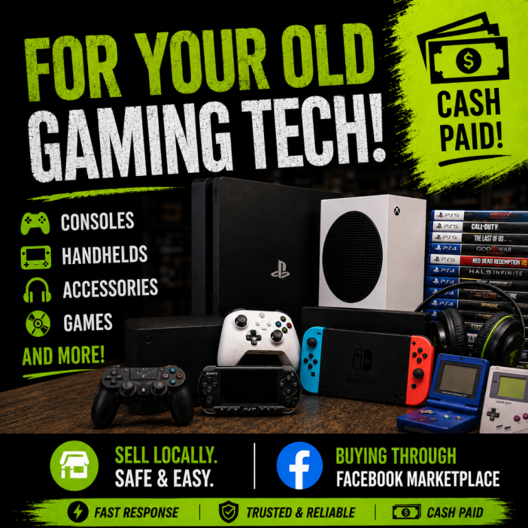 Looking to cash in on your old consoles & games
