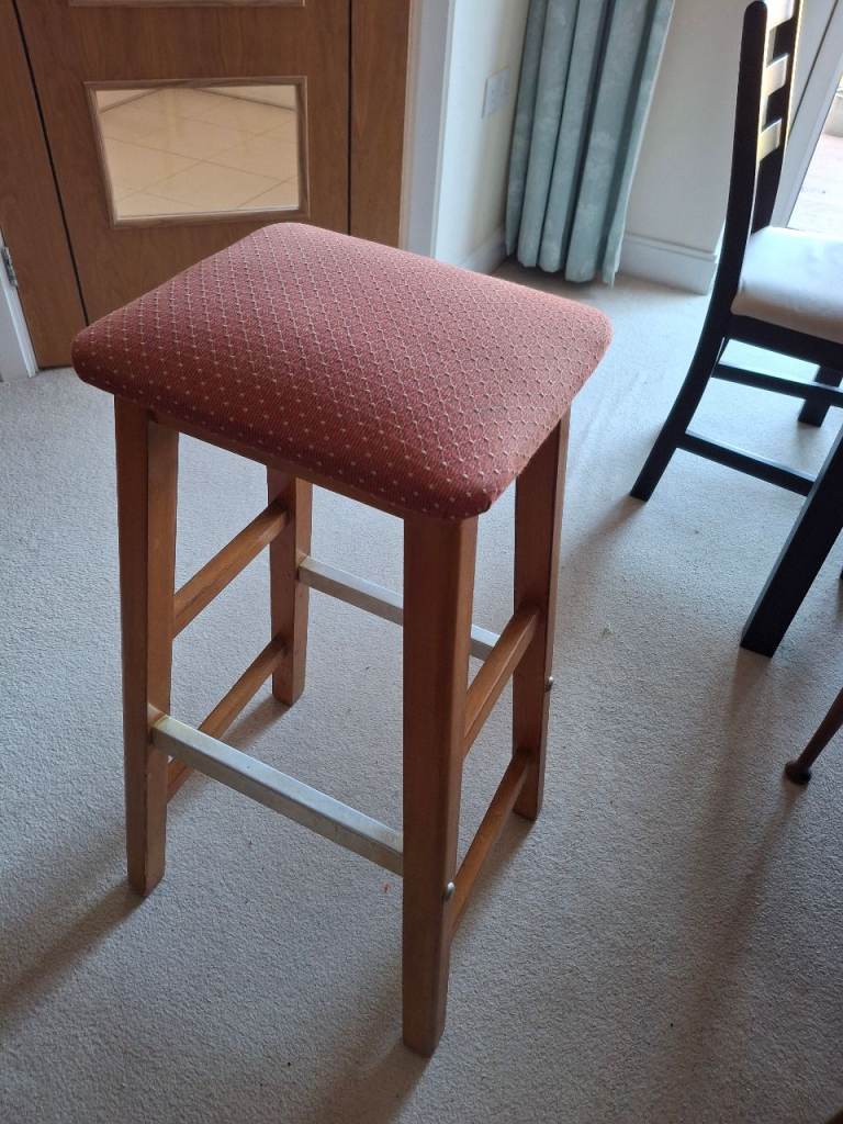 Upholstered bar stool