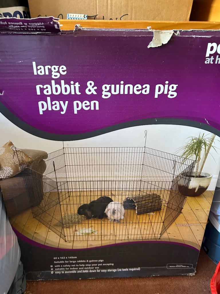 2 large small pets playpens 