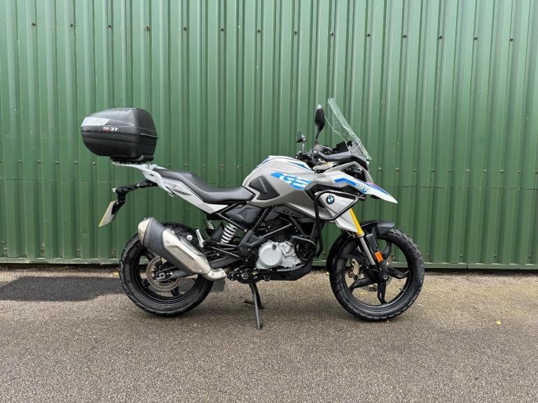 BMW G 310 GS 2020 White Heated Grips Top Box 7500 Miles Full History