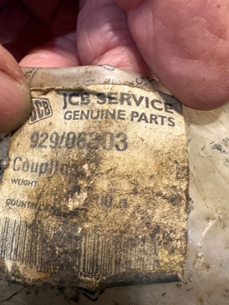 JCB Spare parts x 2 No 929/06303 BNWT