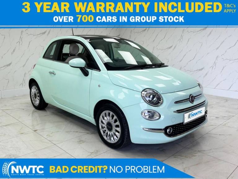 2017 Fiat 500 1.2 Lounge Hatchback 3dr Petrol Manual Euro 6 (s/s) (69 bhp) F/S/H!! 1 FORM Hatchba...