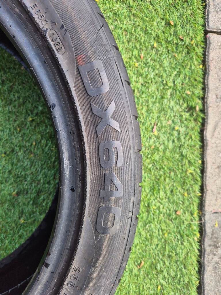 2 x Davanti 225/45/R20 tyres part worn