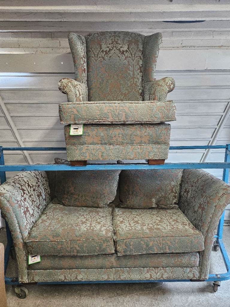 Exdisplay laura Ashley sofa wingback chair 