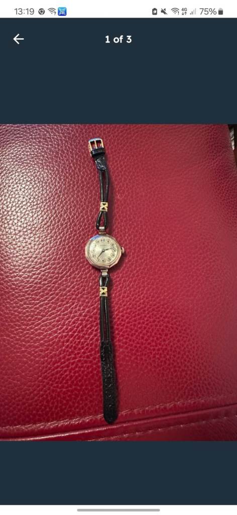 LADIES ROLEX 9CT GOLD WATCHE FOR SALE