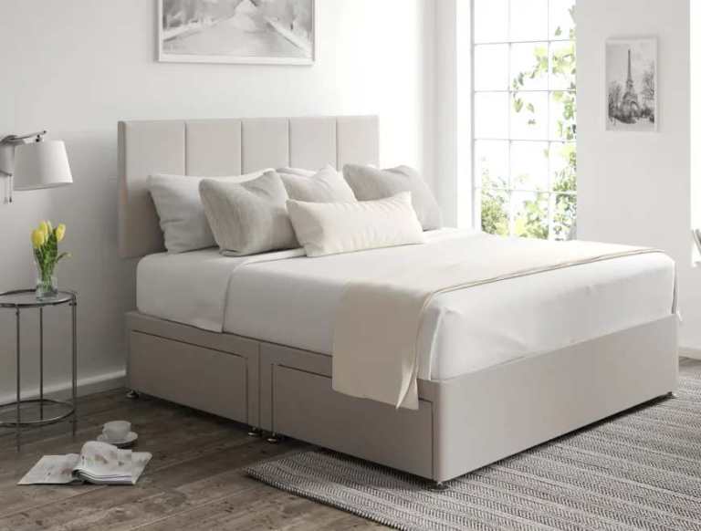 Small Double Storage Bed + Emma Mattress | Space-Saving | 4 Drawers