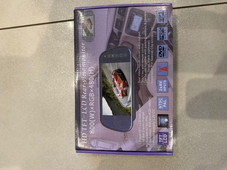 HD TFT-LCD Rear- view monitor 800(W)×RGBx480(H)