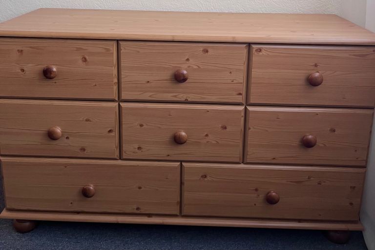 Pine effect sideboard 