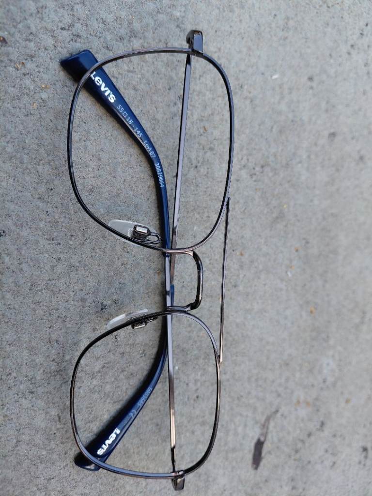 Levis Black Metal Frame Glasses - Good Condition