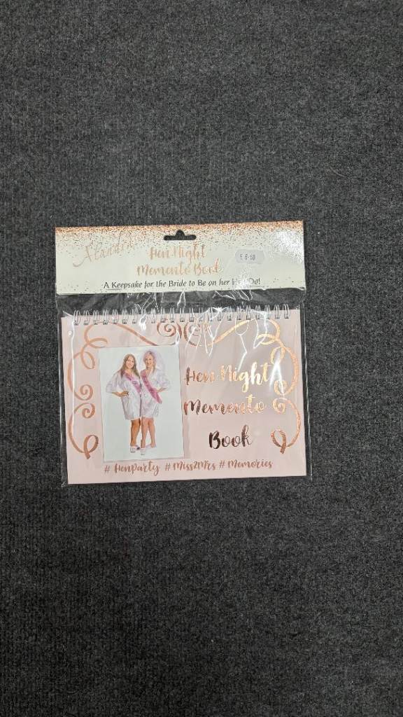 Hen Night Memento Book 