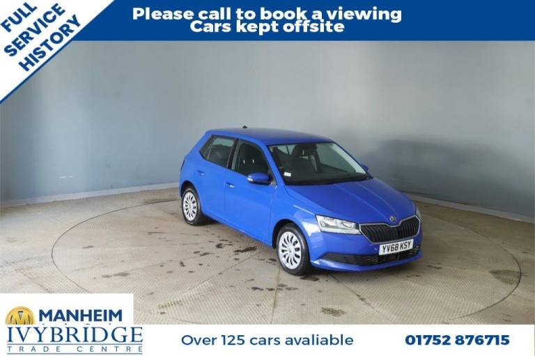 2019 68 SKODA FABIA 1.0 S HATCHBACK 5DR PETROL MANUAL EURO 6 (S/S) (75 PS)