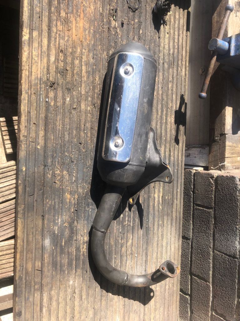 Piaggio zip nrg exhaust pipe 