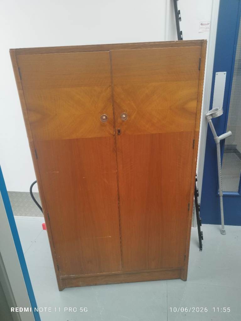 Mid century gentlemen's veneer Wardrobe 