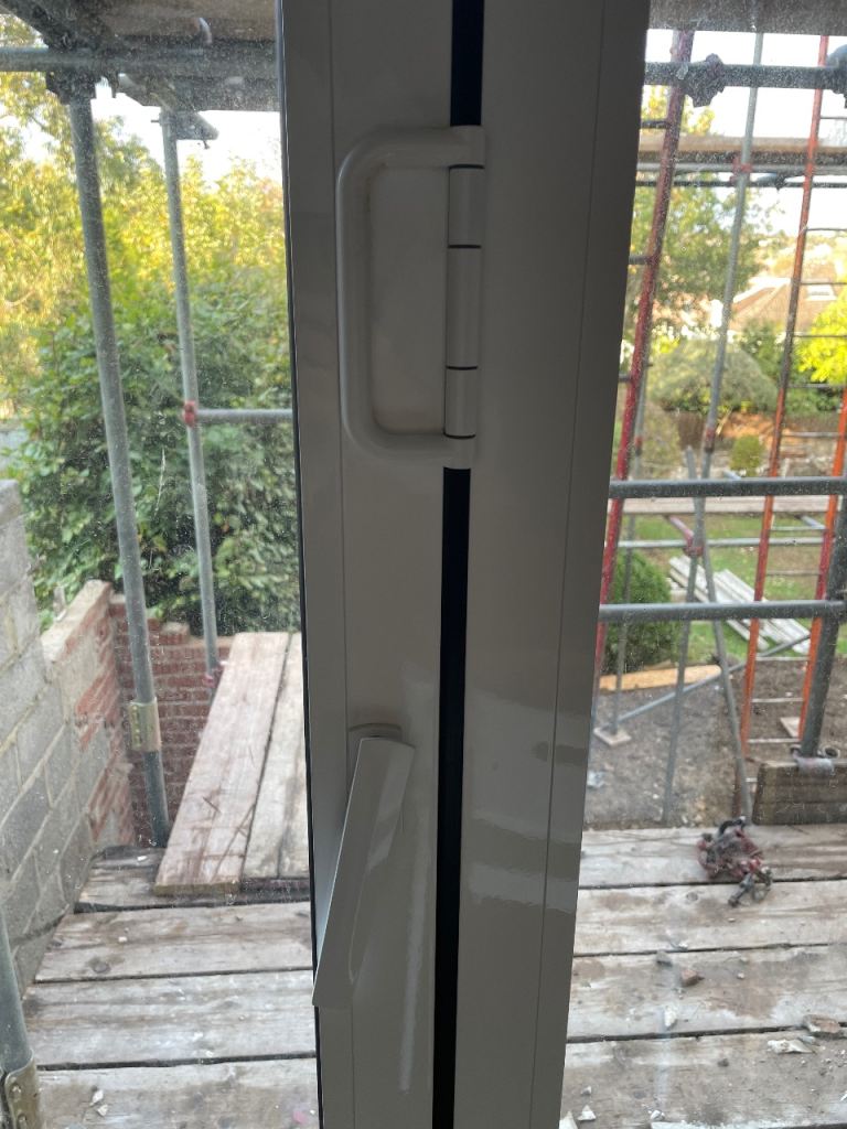 White Aluminium Bifold Doors