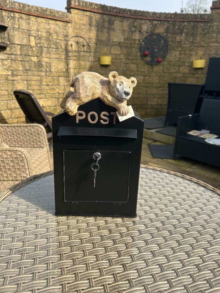 Next Bertie Bear Post Box.