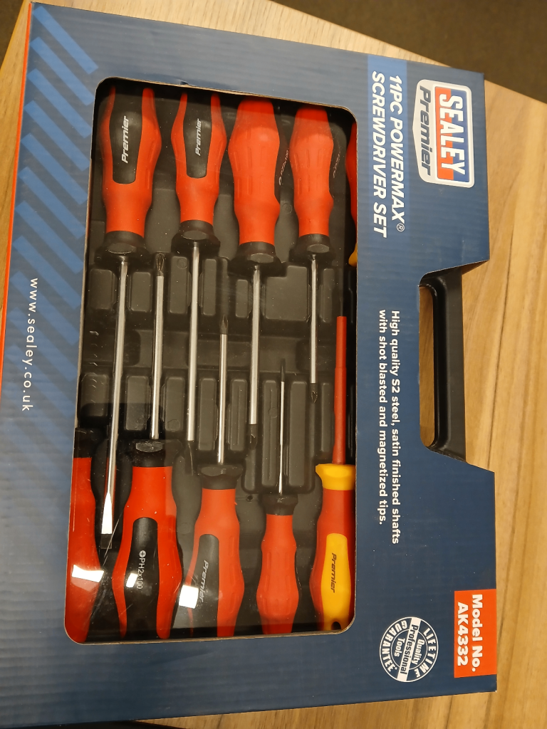 Sealey 11PC Screwdriver set 