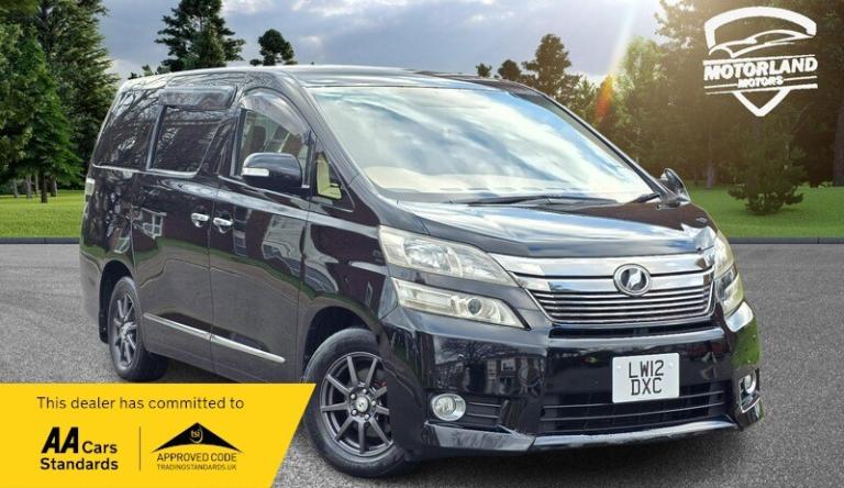 2012 Toyota Vellfire 2.4L PETROL AUTO 8 SEATS 5 DR Petrol Automatic