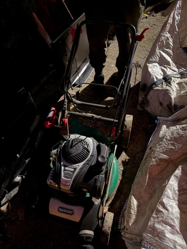 Qualcast petrol lawn mower