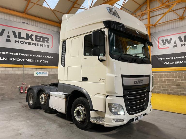 DAF XF106 510 SUPERSPACE *EURO 6* 6X2 TRACTOR UNIT – 2017 – YX67 TGY