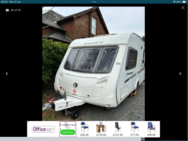 2010 Swift Challenger 480.  2Berth.