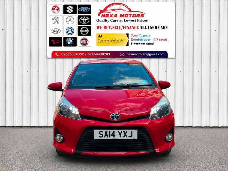 2014 Toyota Yaris 1.5 VVT-i Hybrid Trend 5dr CVT HATCHBACK PETROL/ELECTRIC Automatic