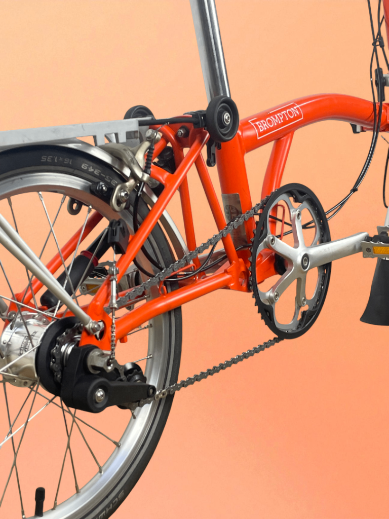 Brompton M3R (C Line Utility) - Luggage Rack - Orange