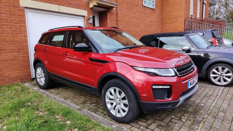 Range Rover Evoque 2018 Diesel Estate 5 Door Red.
