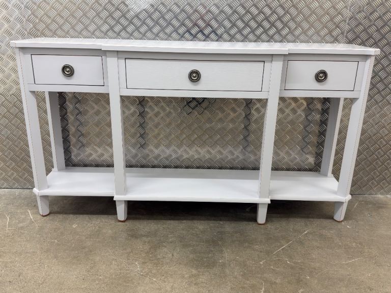 Laura Ashley Henshaw console table triple dresser tv stand  like new 