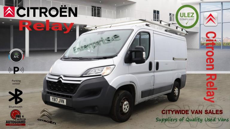 2017 Citroen Relay 2.0 BlueHDi H1 Van 110ps Enterprise NO VAT PANEL VAN Diesel Manual
