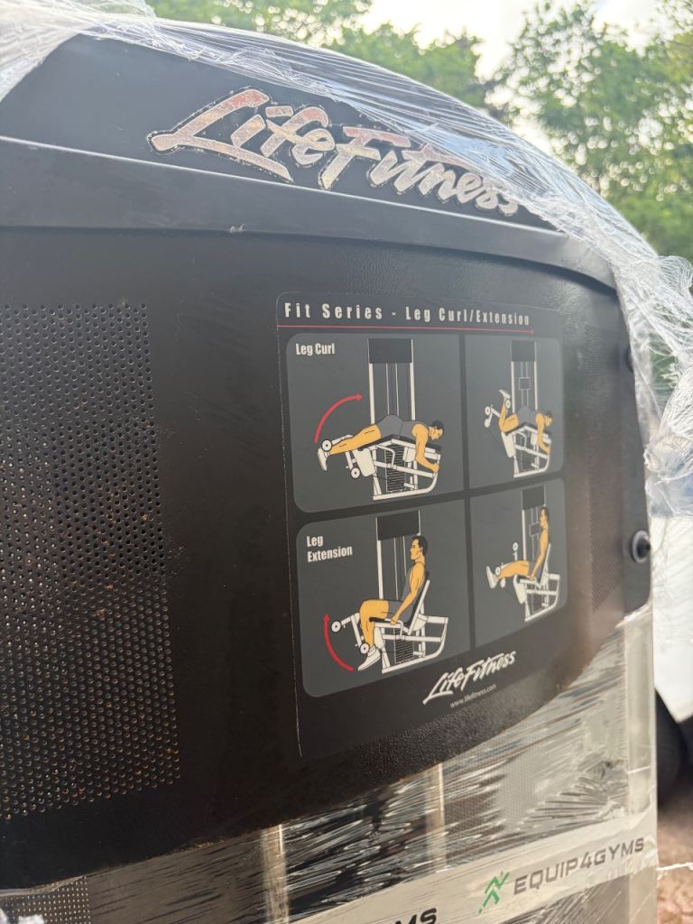 Life Fitness Commercial Dual Leg Extension & Curl Weight Machine