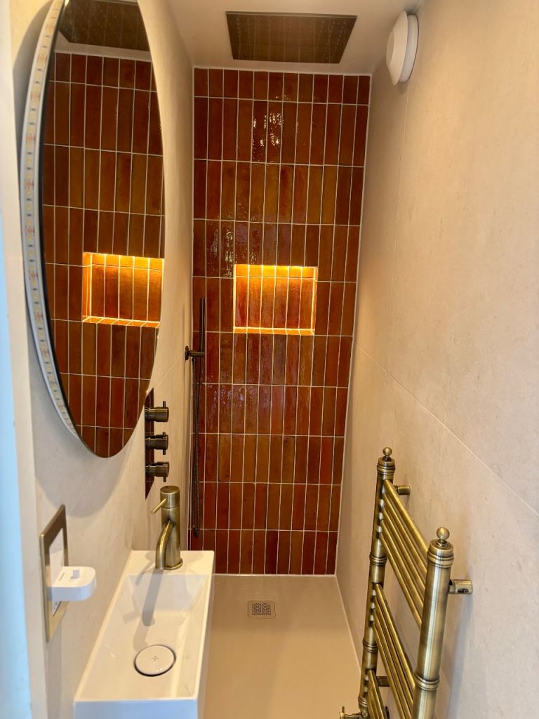 Terracotta wall tiles 