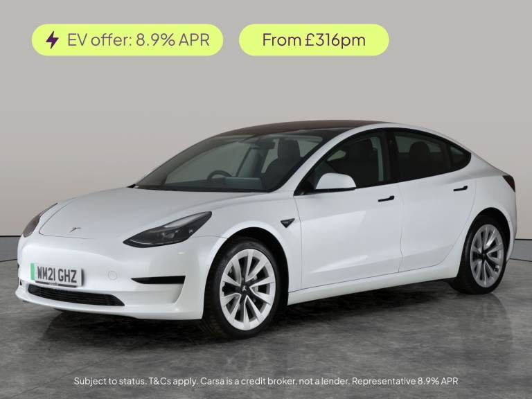 2021 Tesla Model 3 Standard Range Plus Saloon 4dr Electric Auto RWD (241 bhp) - PARK ASSIST -  Sa...